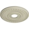 Ekena Millwork Melonie Ceiling Medallion (Fits Canopies up to 6 3/8"), 16"OD x 3 5/8"ID x 3/4"P, Clear Yellow CM16MLCYF - alternate 2